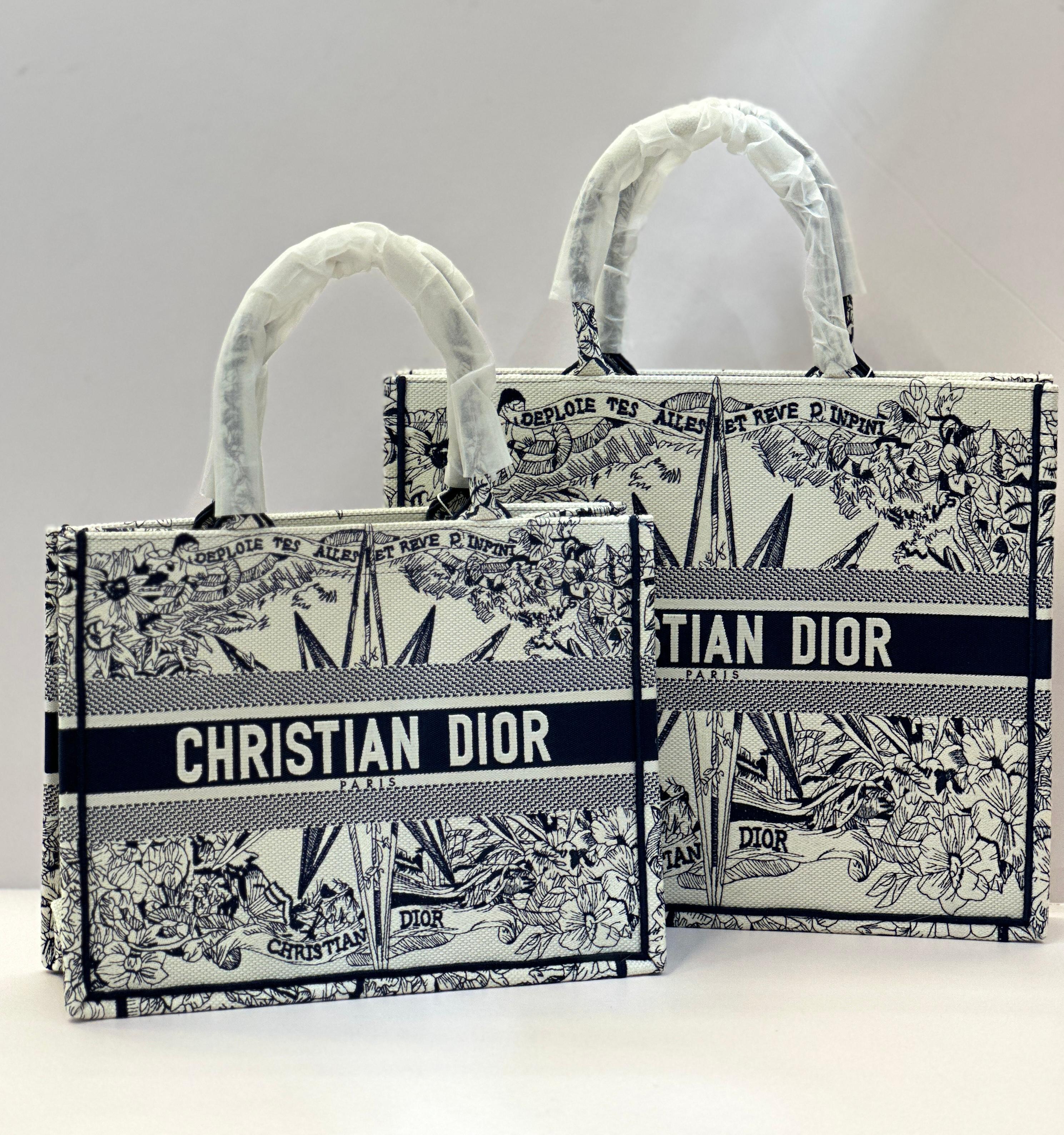 Dior Tote Book Bag