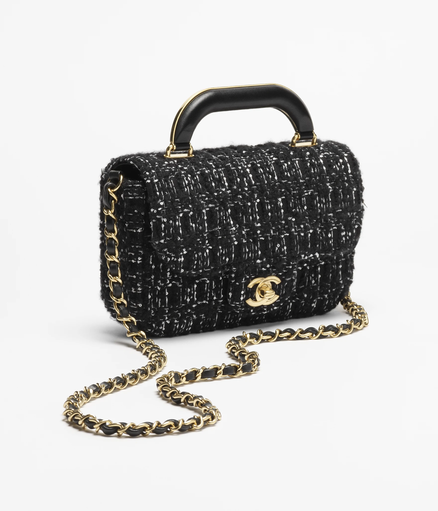 Chanel, your flap is equipped with a handle.