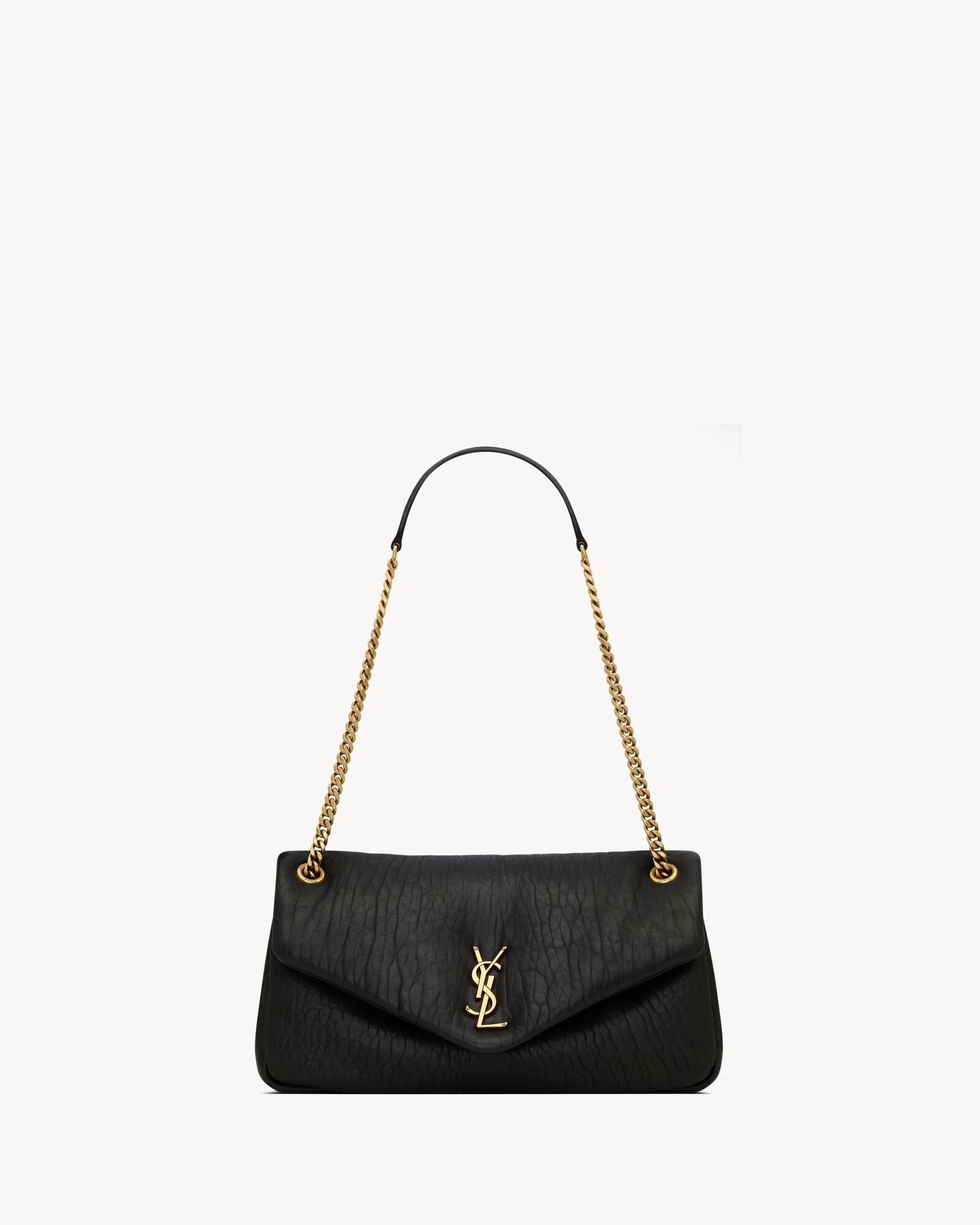 YSL CALYPSO medium bag in grained lambskin