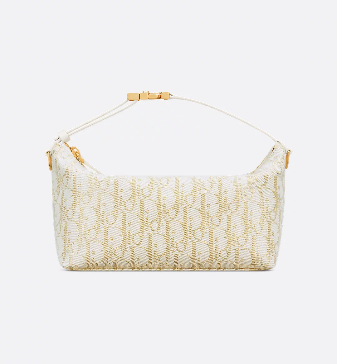 Medium DiorTravel Nomad clutch bag  Gold tone Oblique printing