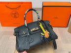 Herms Birkin 30 Togo Leather Handbag