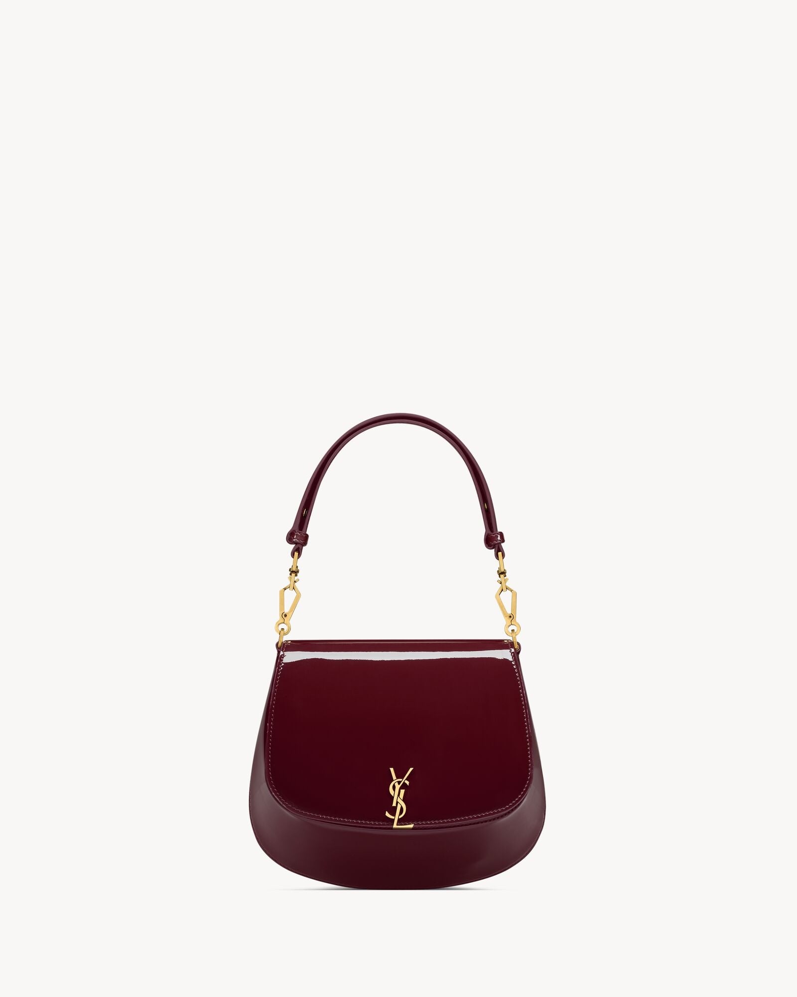 YSL VOLTAIRE mini patent leather tote