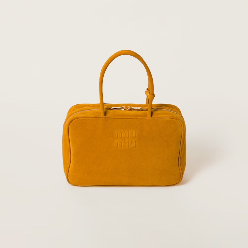 Suede leather Beau handbag