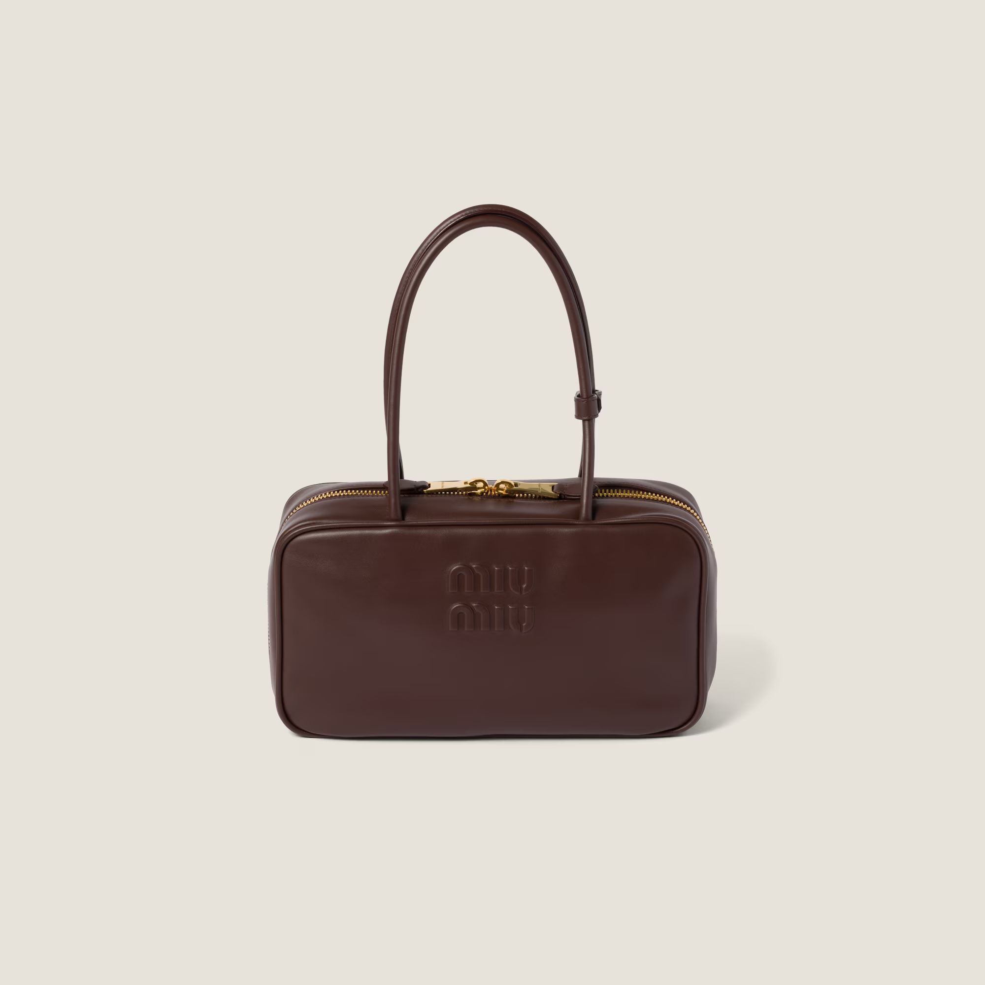 MiuMiu Beau leather top-handle bag