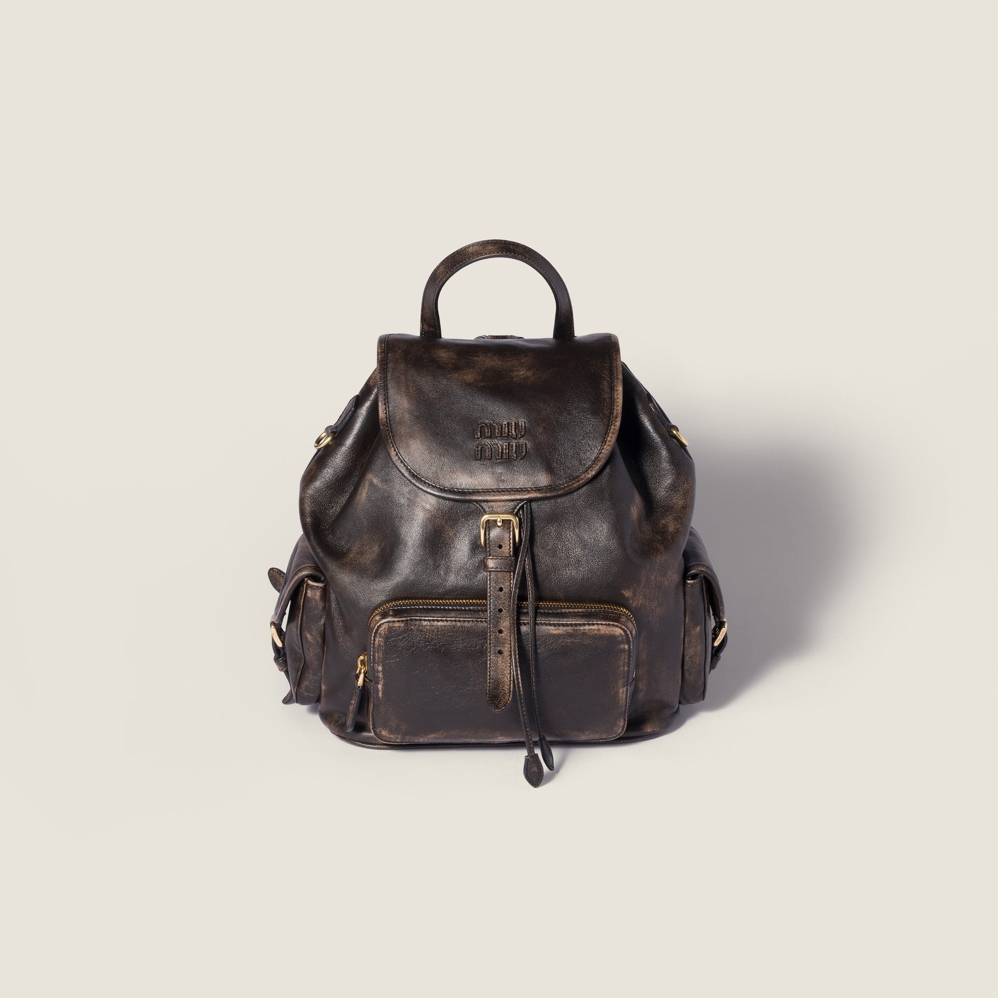MIUMIU Leather backpack