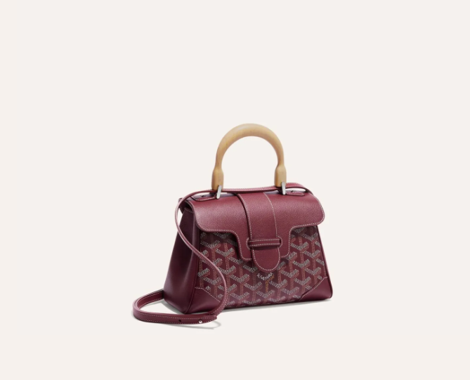 Saïgon Structuré Mini Bag Burgundy