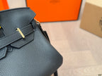Herms Birkin 30 Togo Leather Handbag