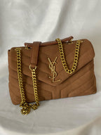 Saint Laurent Loulou Medium Quilted Leather Shoulder Bag