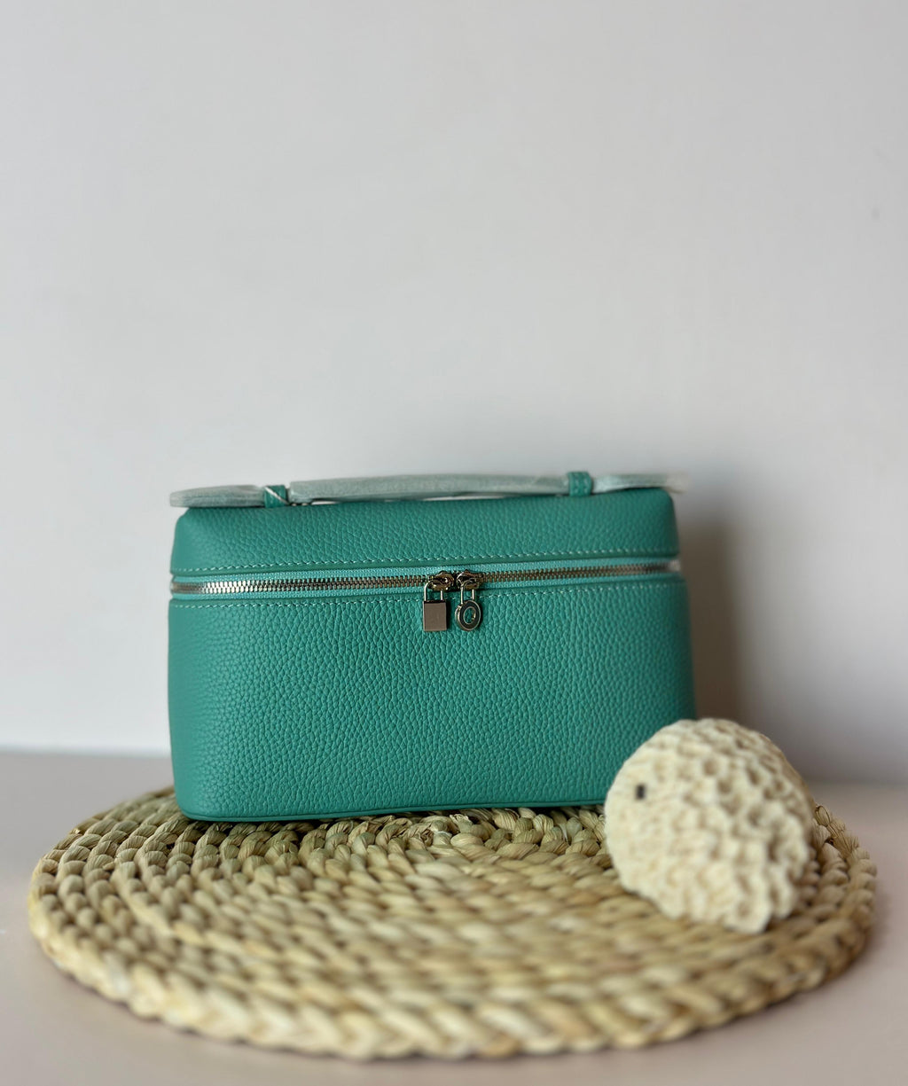 Shein 1pc Plain Litchi Pattern PU Square Crossbody Bag for Women