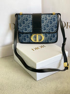 Dior 30 Montaigne East-West Bag with Chain