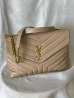 Saint Laurent Loulou Medium Quilted Leather Shoulder Bag