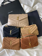 Saint Laurent Loulou Medium Quilted Leather Shoulder Bag